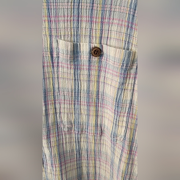 Patagonia Mens Short Sleeve Plaid Shirt Size L - Picture 4 of 8